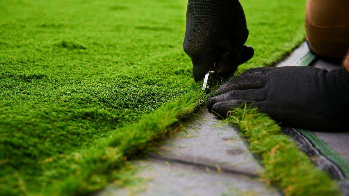 Artificial Turf Cleaning at the Edges Artificial Turf Cleaning at the Edges